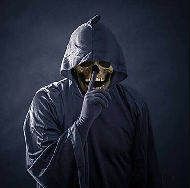Halloween Skull Mask Full Head Helmet Movable Jaw Horror Party Pro Scary US 2022