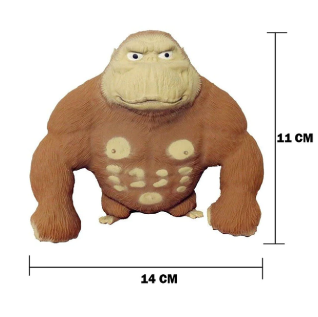 Simulation Gorilla Stretchy Squishy Antistress Elastic Toy Monkey